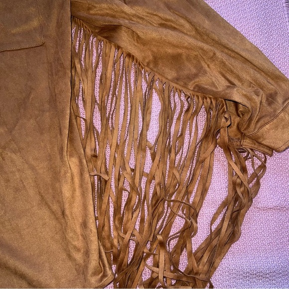 Daphnea fringe shacket women’s size Small - Picture 5 of 7